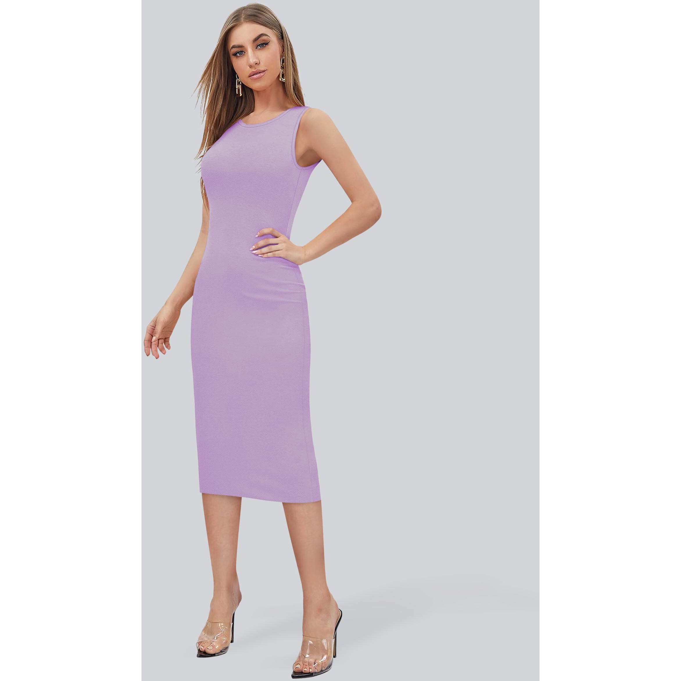 Toochki Dress For Women | Midi Dress For Women | Dresses For Women Dress | One Piece Dress For Women | Bodycon Dresses For Women Purple