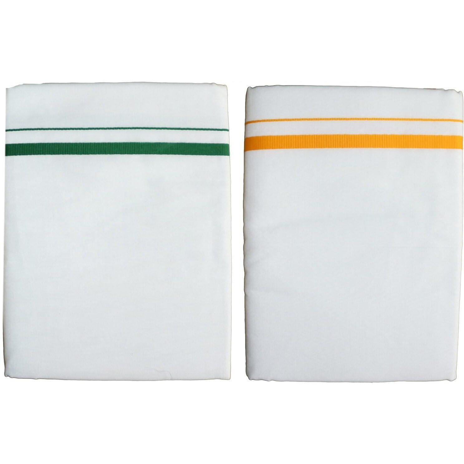 Prakasam Cotton Prakasamcotton Mens (Galaxy Hb) Double (1.28X4.00 Mtrs) Dhoti Pack Of 2 Dhoties With 2 Colours (Multi Colour-13)