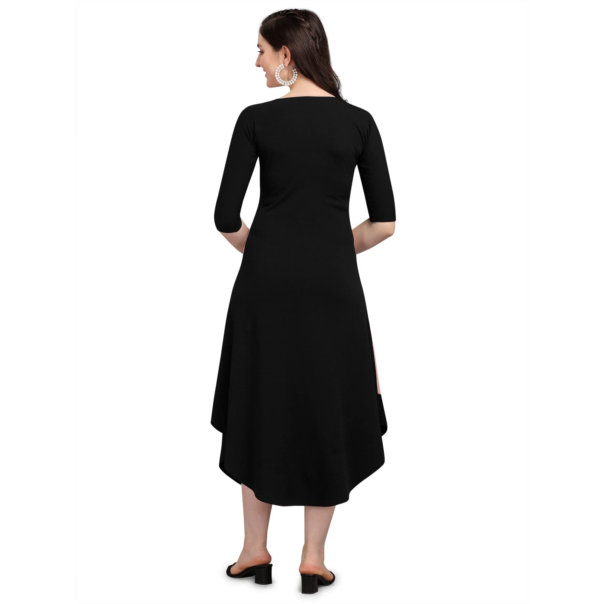 Purvaja Women's Corduroy Empire Waist Maxi Dress (Lucy-522-Pe-Bl-L_Peach