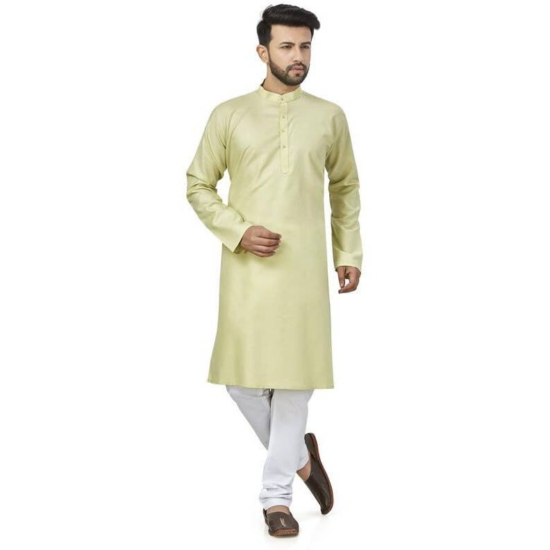 Be Active Men's Solid Pista Kurta Set || Men Kurta Pajama || Men Kurta Pajama Set || Kurta Pajama For Men (N-Rfsk0001 21 Set Xl)