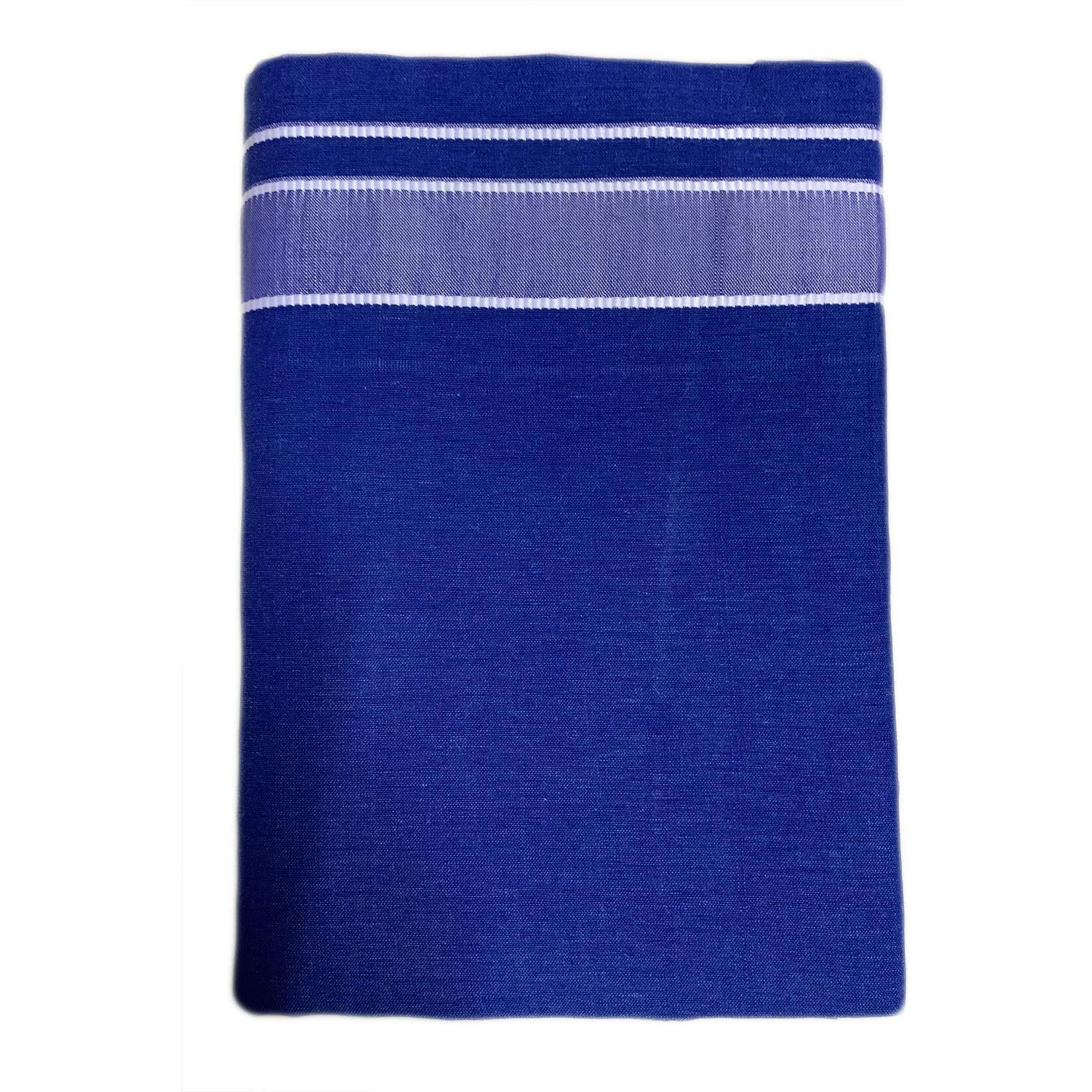 Prakasam Cotton Mens Cotton Single (1.28X1.95 Mtrs) Colour Dhoti/Kerala Single Dhoti/Kerala Colour Pondu Dhoti/Blue Dhoti
