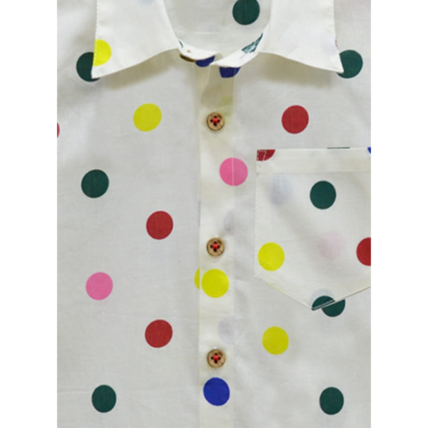 A.T.U.N. (All Things Uber Nice) A.T.U.N. Boys Shirt_Bsht Cyc Crm_7-8Y_Cream-Multi