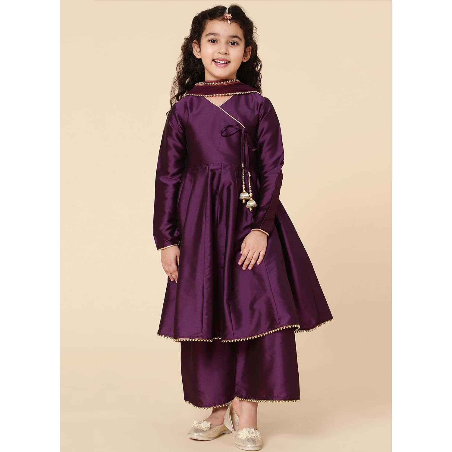 A.T.U.N. (All Things Uber Nice) A.T.U.N. Girls Anarkali Palazzo Set