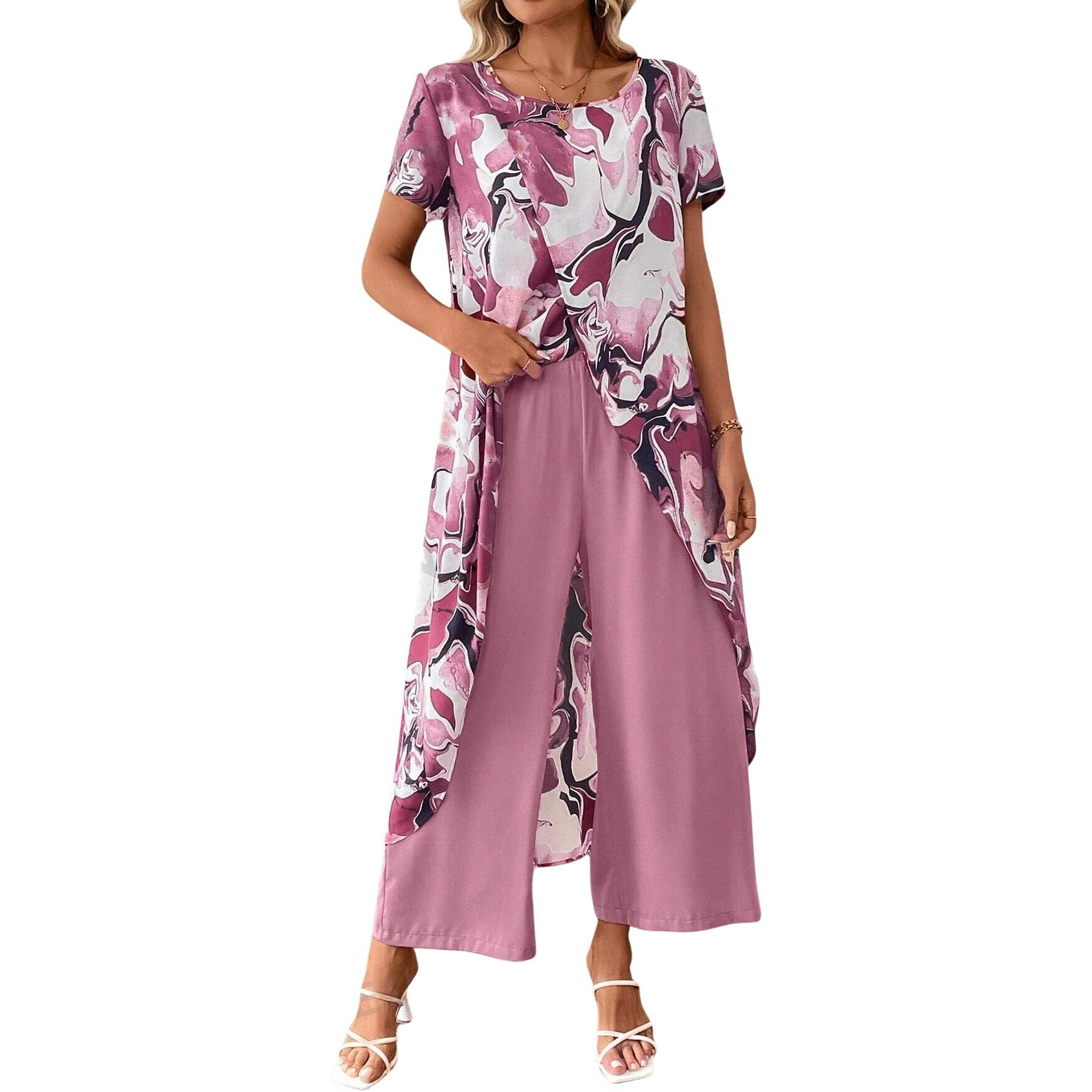 Litzo Western Dresses For Women (L-22-Xl) Pink