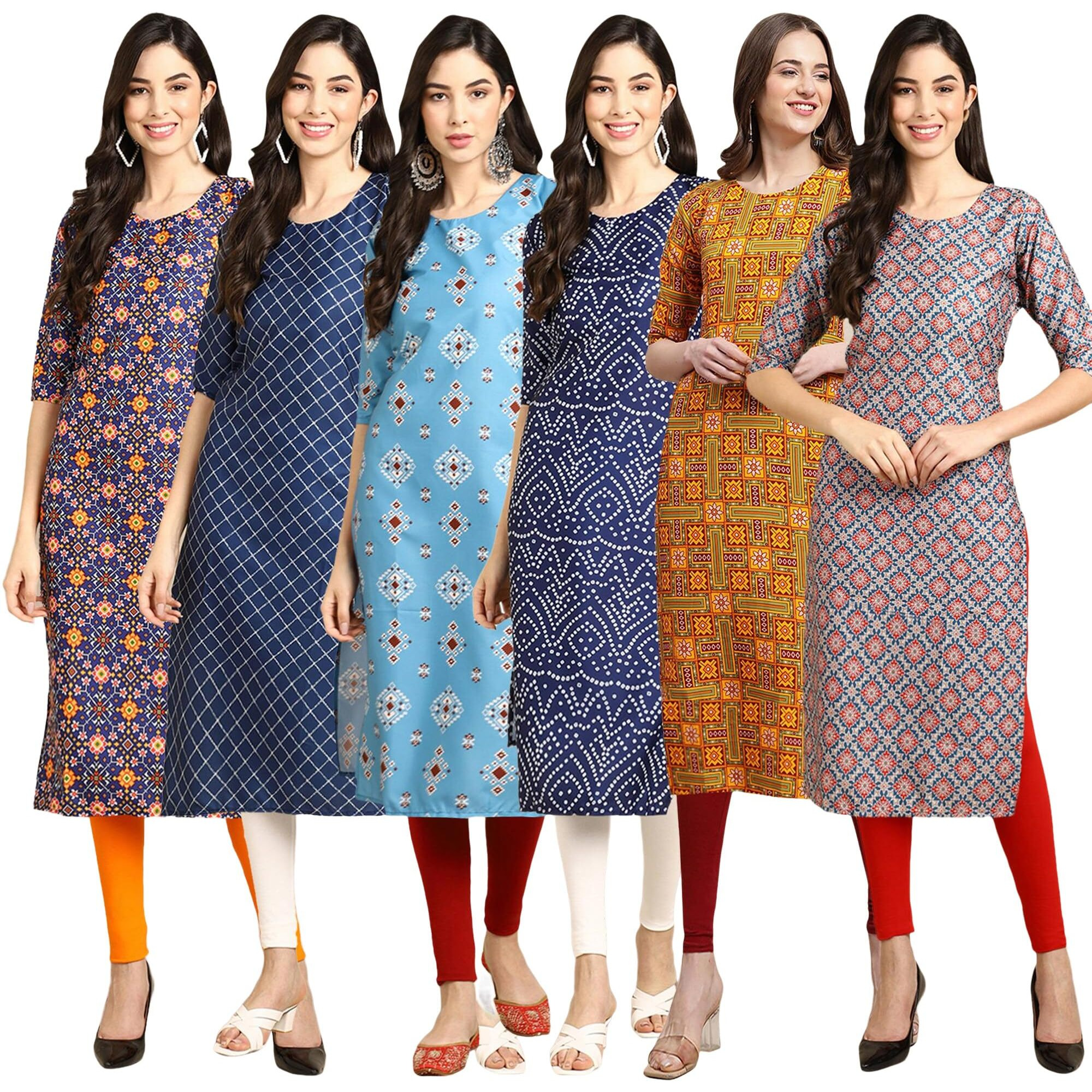 Pinkmint Crepe Printed Kurti For Womens College Wear Kurti For Women