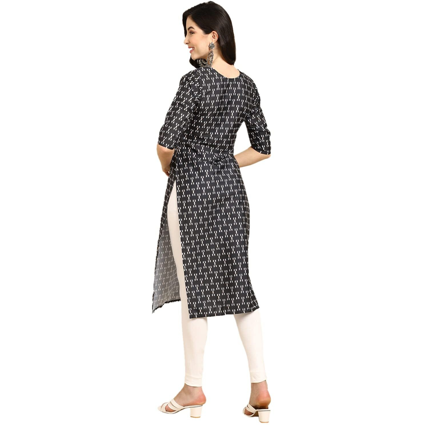 Pinkmint Women's Crepe Digital Print Straight Kurta (D-344-362-329-372-345_S)