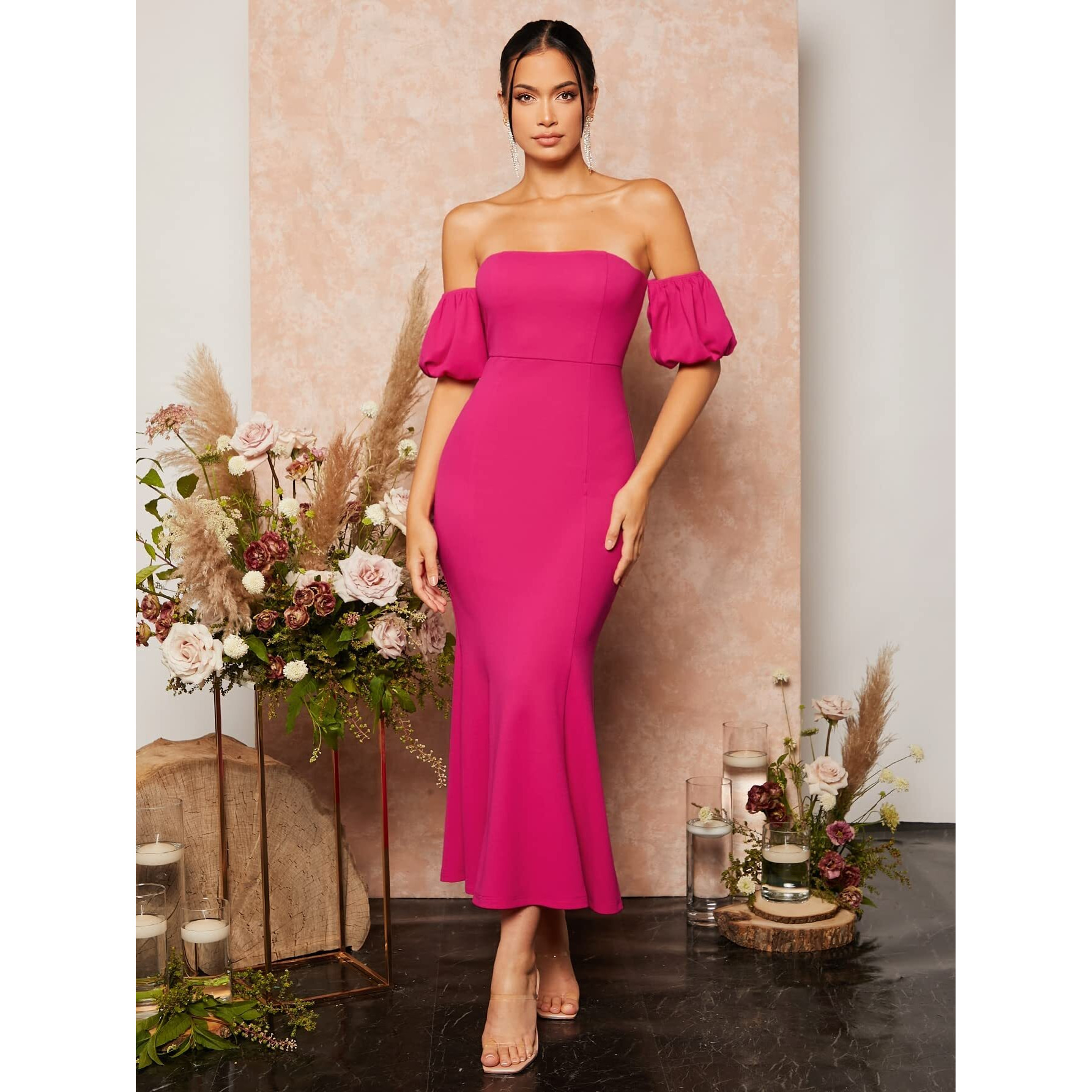 Kotty Women's Valentno Dress(Pink,S)