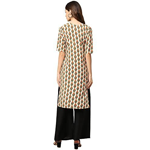 Pinkmint Women's Crepe Digital Print Straight Kurta(Pack Of 2)[Q-352-375-Xl]