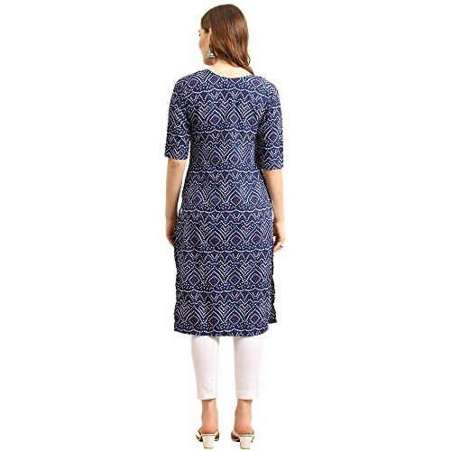 Pinkmint Women's Crepe Digital Print Straight Kurta(Pack Of 2)[Q-352-375-Xl]