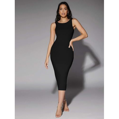Toochki Dress For Women | One Piece Dress For Women | Women Midi Dress | Dresses For Women | Bodycon Dress For Women | Lycra Women Dress Black