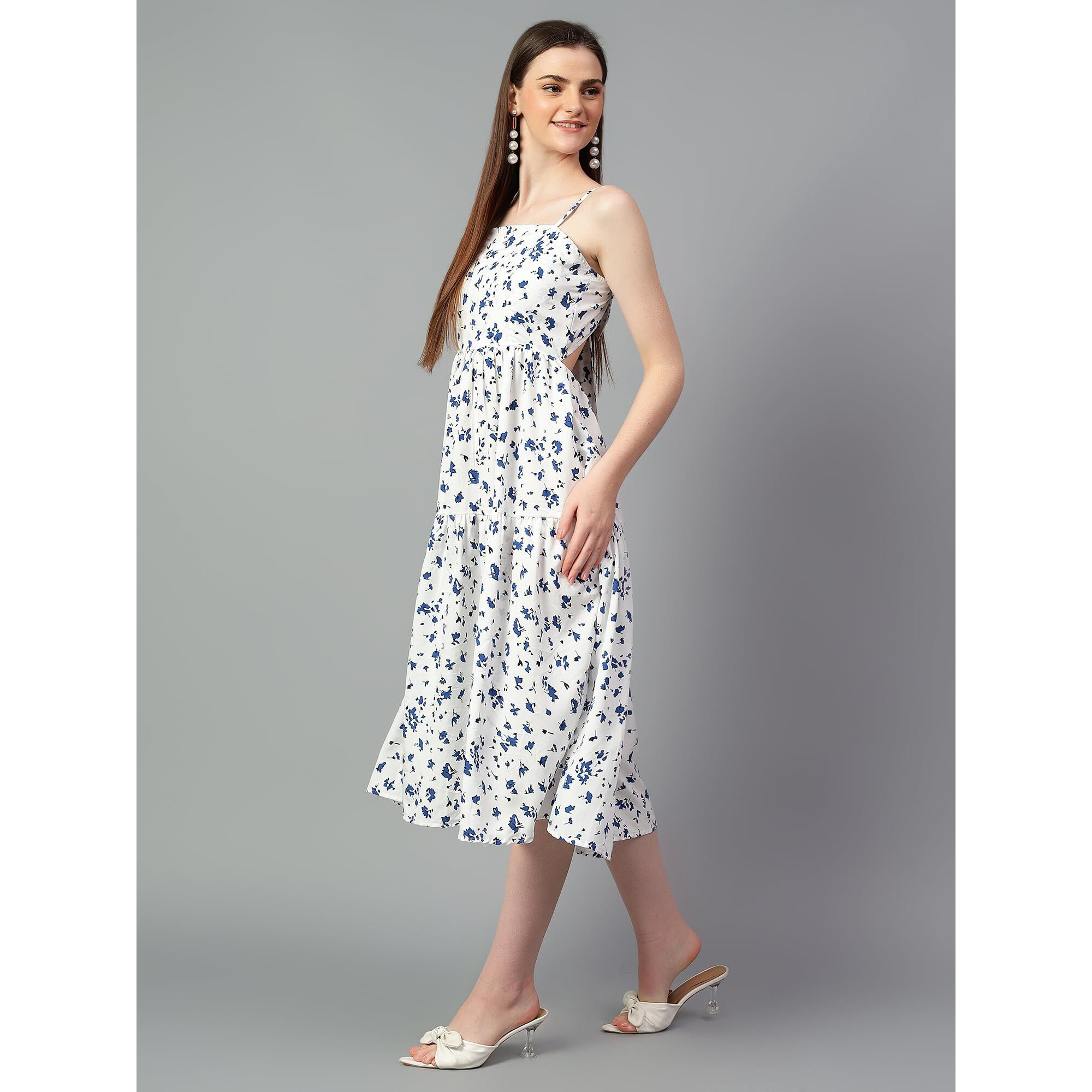 Kotty Women's Solid Sleeveless Maxi Dress(Multicolored,Xl)