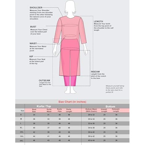 Womanista Women's Cotton Blend Cotton Kurta Pant Set (Kurtaset_1151A_Lavendear_Xxl), Lavender