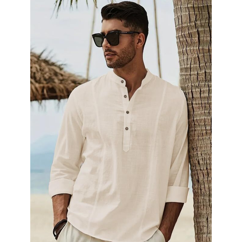 Be Active Men Short Kurta Cream Color (S-Rf0029 3 S)