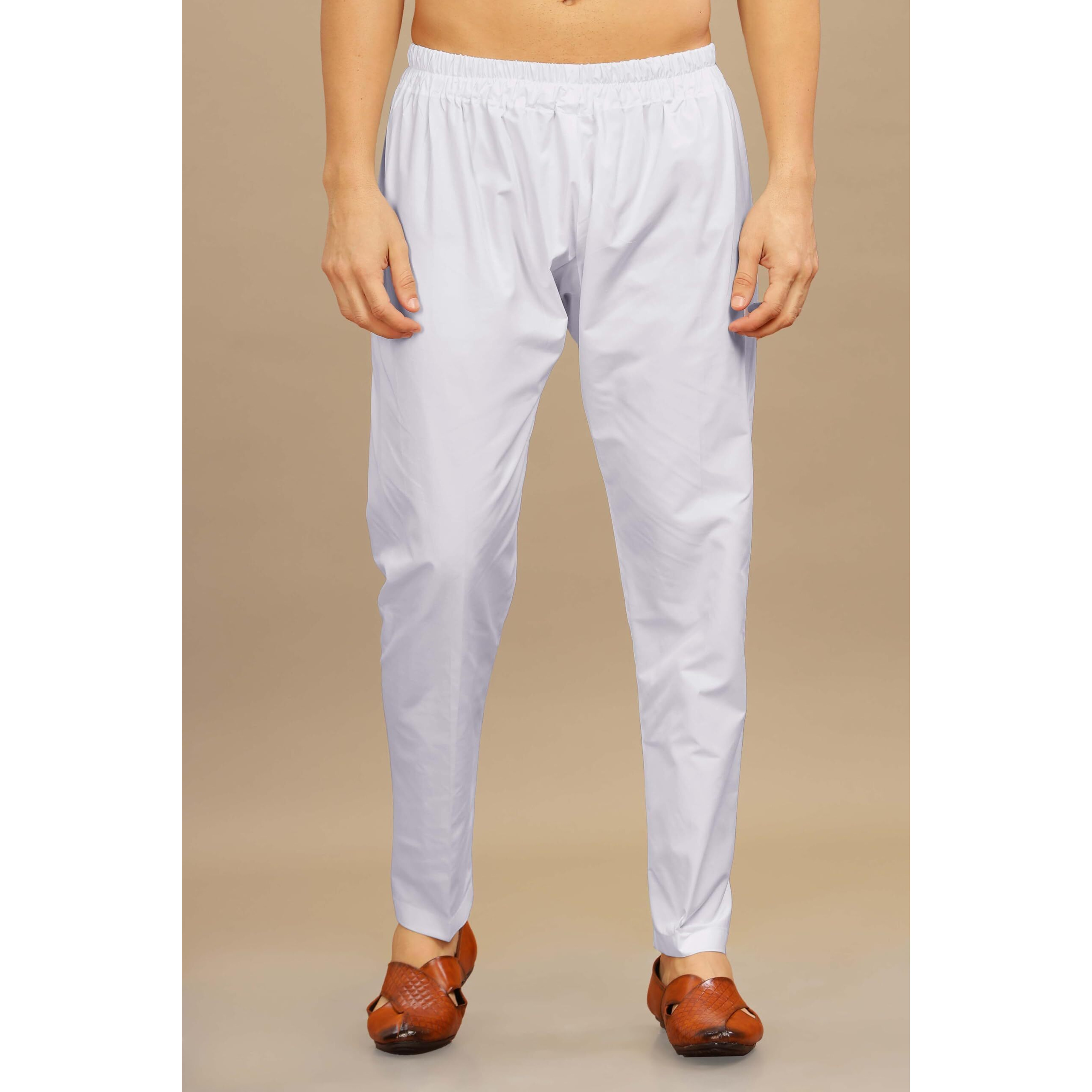 Be Active Men's Cotton Regular Kurta (C-599-1_White