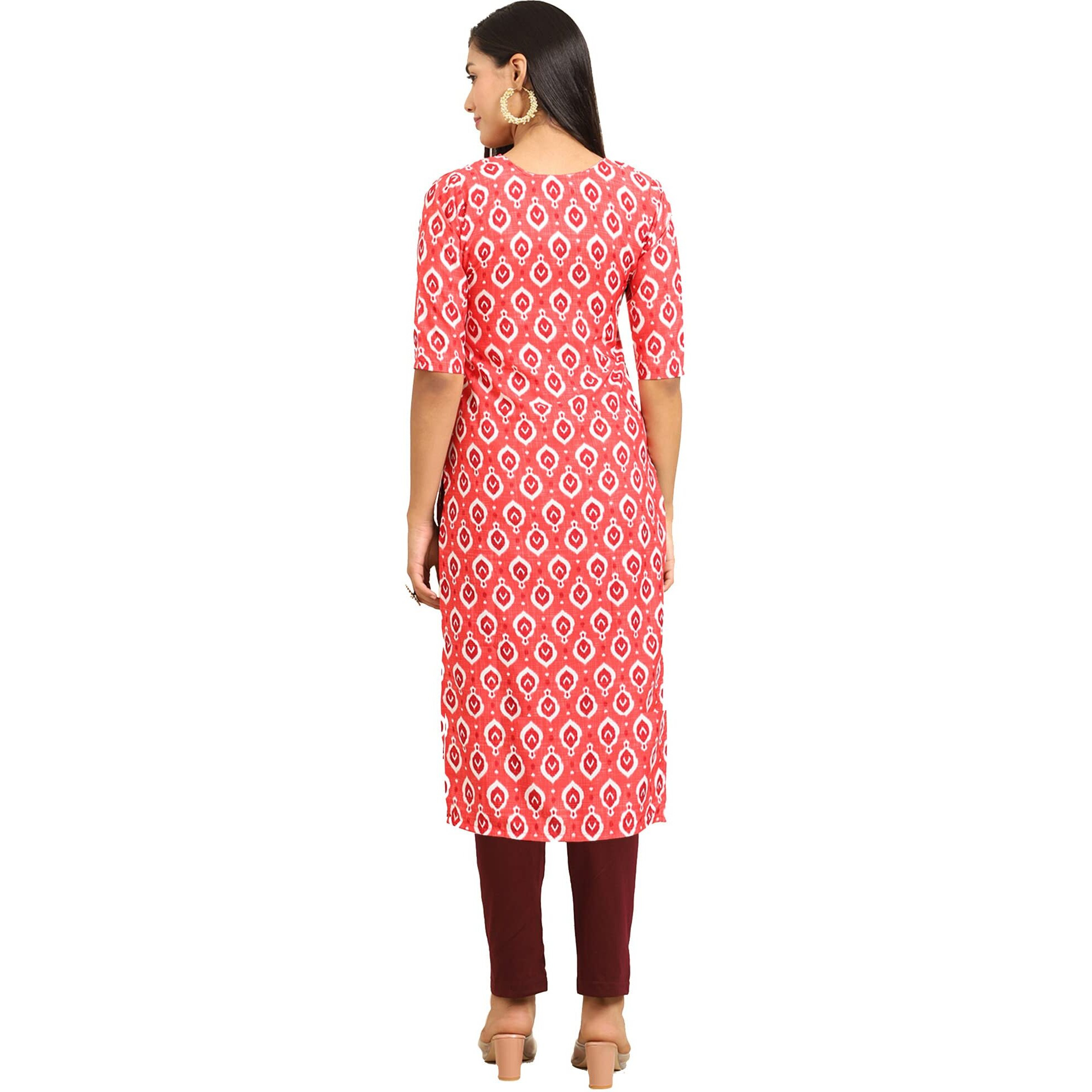 Pinkmint Women's Crepe Digital Print Straight Kurta [Pack Of 6] (Ckg-346-347-349-365-372-367-Xl)