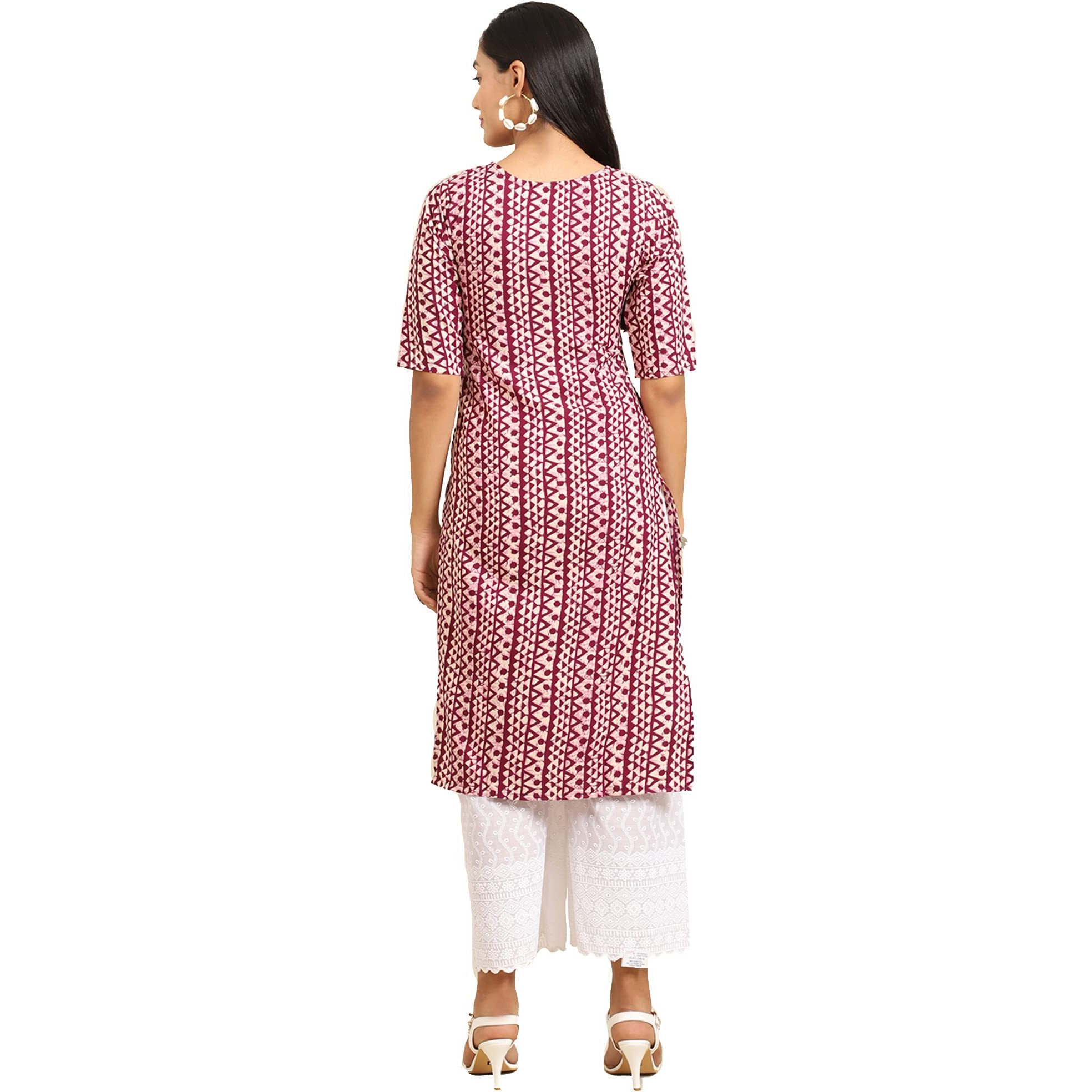 Pinkmint Women's Crepe Digital Print Straight Kurta [Pack Of 6] (Ckg-346-347-349-365-372-367-Xl)