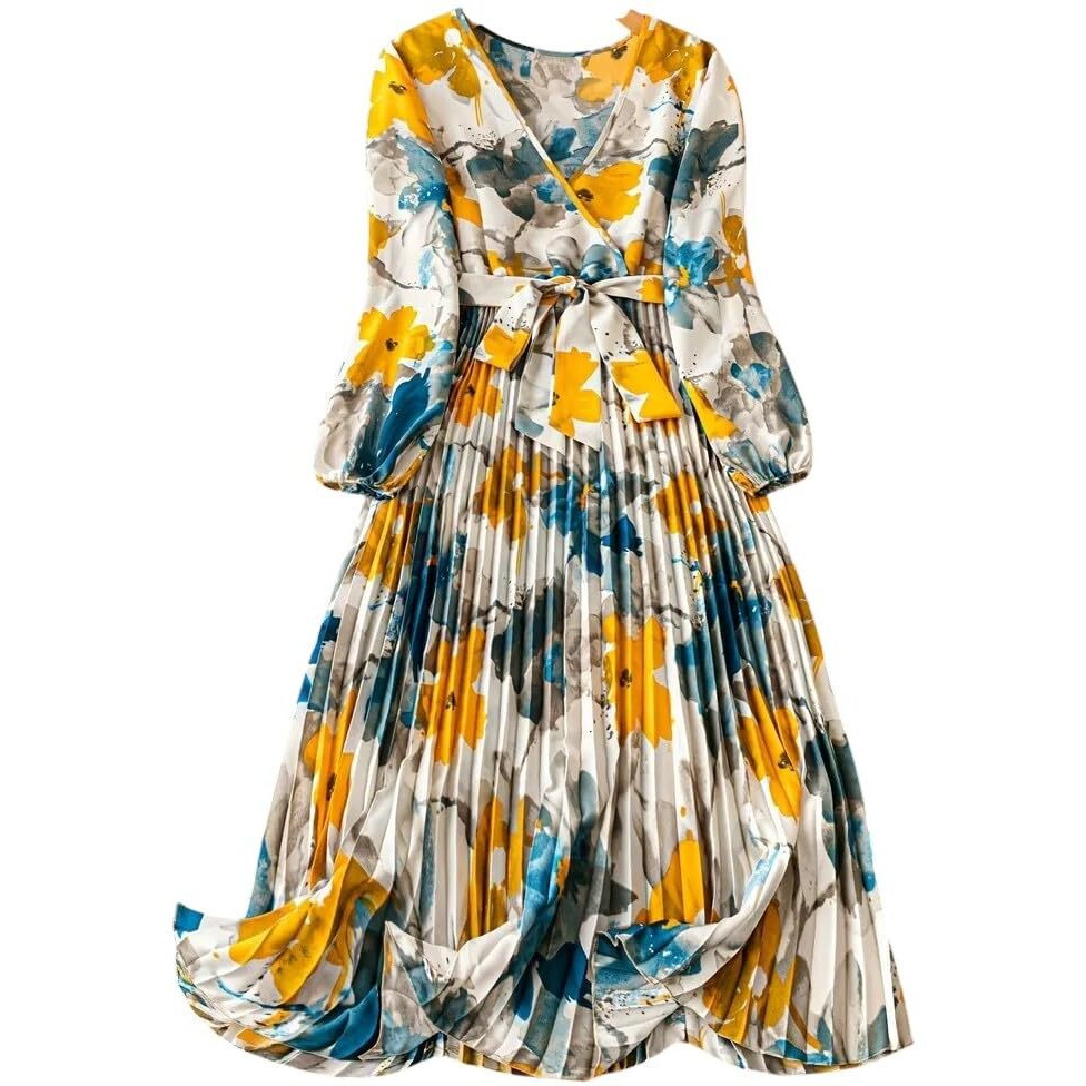 Litzo Dresses For Women || Western Dresses For Women (L-41-S) Yellow