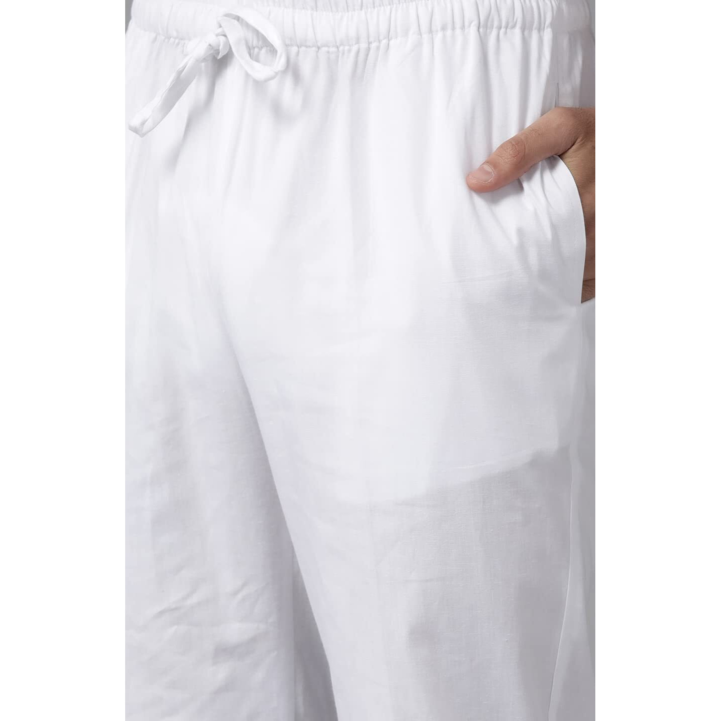 See Designs Mens Kurta | Specially Crafted And Designed For The Eid Festival White Cotton Embroidered Kurta Set Mandarin Collar Long Sleeves | Sdkt109401L