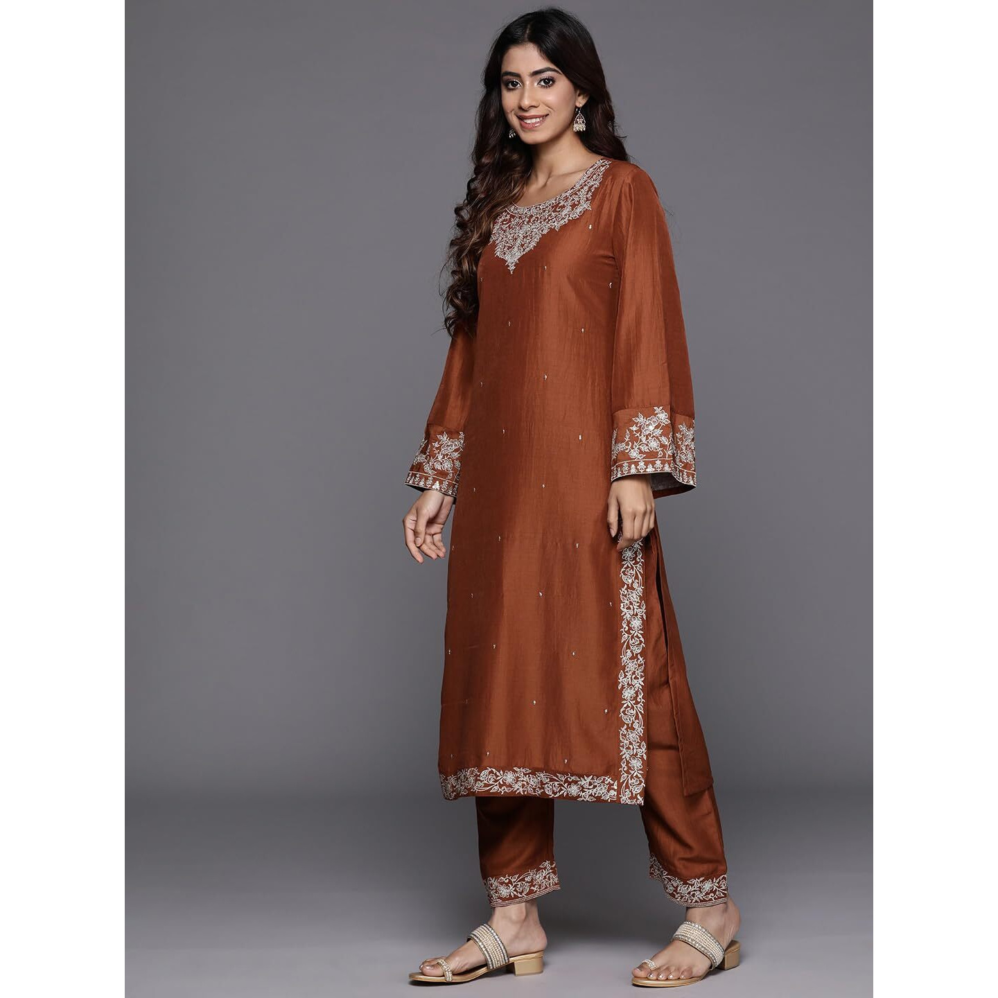 Varanga Women's Cotton Regular Kurta, Kurta Bottom Set With Dupatta Set  Comfortable & Stylish Ethnic Wear For Women