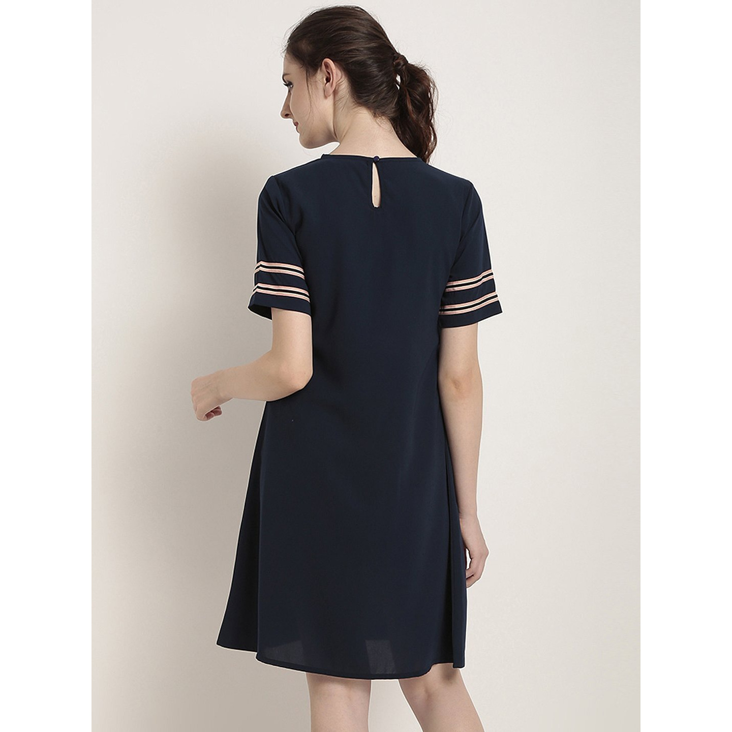 Rare Women's Dress (Ep31440-M, Navy Blue, Medium)