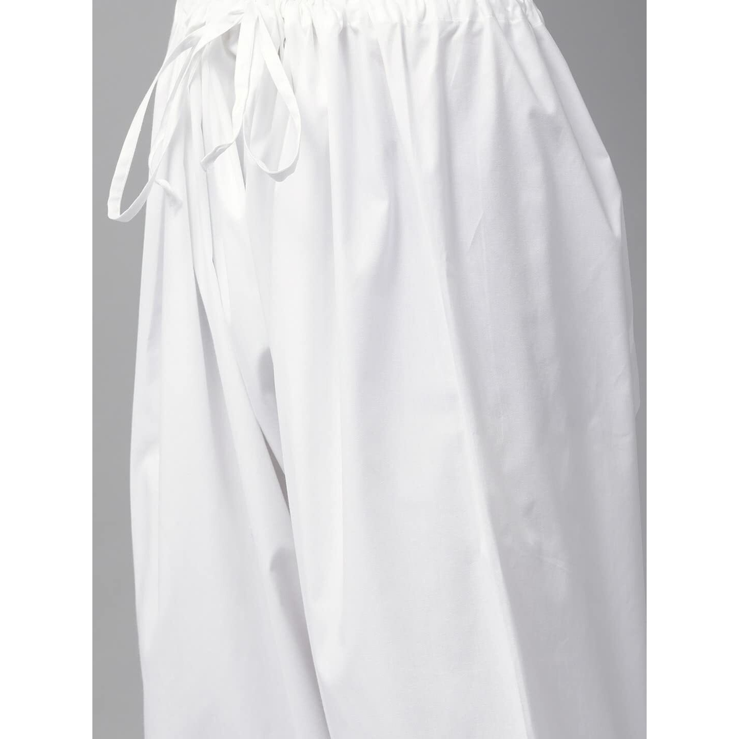 See Designs White Cotton Regular Fit Embroidered Kurta Set Mandarin Collar Long Sleeves_Sdmkt109403Xs