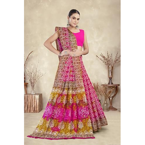 Tamaira Fashion Women's Batik Printed Pure Cotton Mulmul Saree Without Blouse Piece(Ab37_Pink)