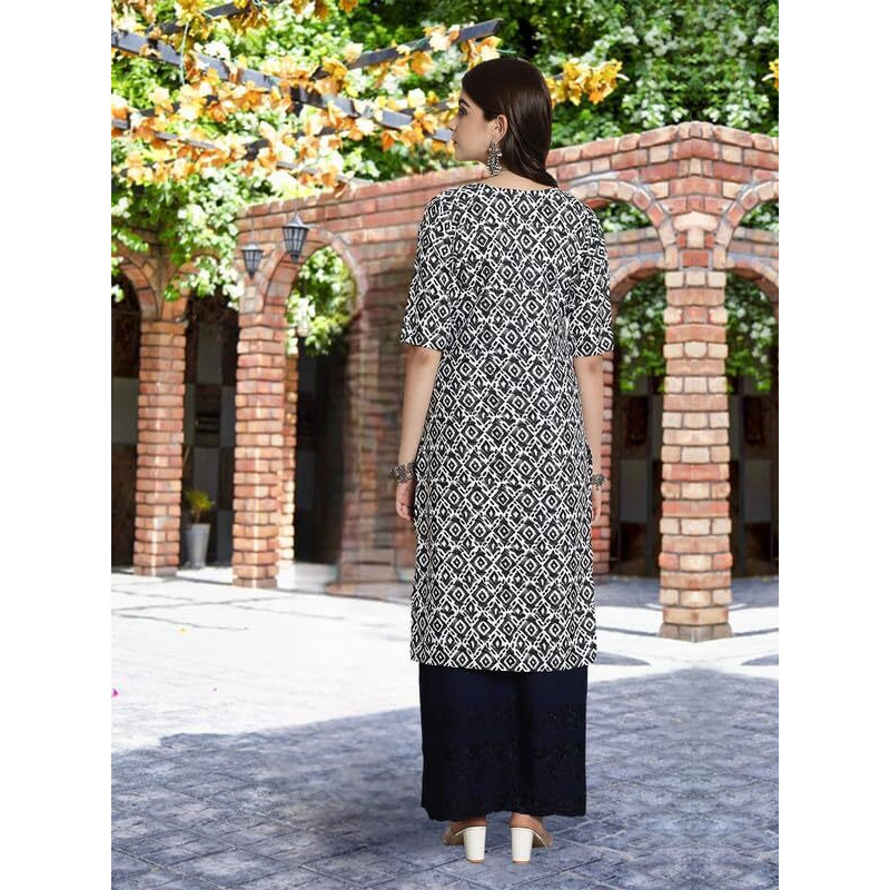 Pinkmint Crepe Printed Kurti For Womens College Wear Kurti Festival Wear Kurti For Women (Pack Of 5)