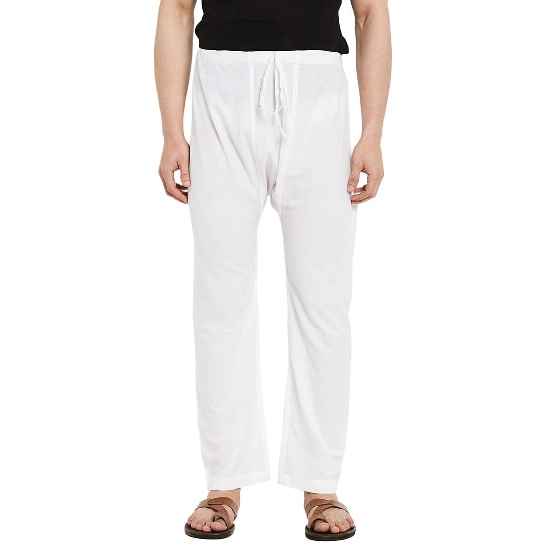 Fabindia Men Regular Fit Regular Pyjama Cotton_M