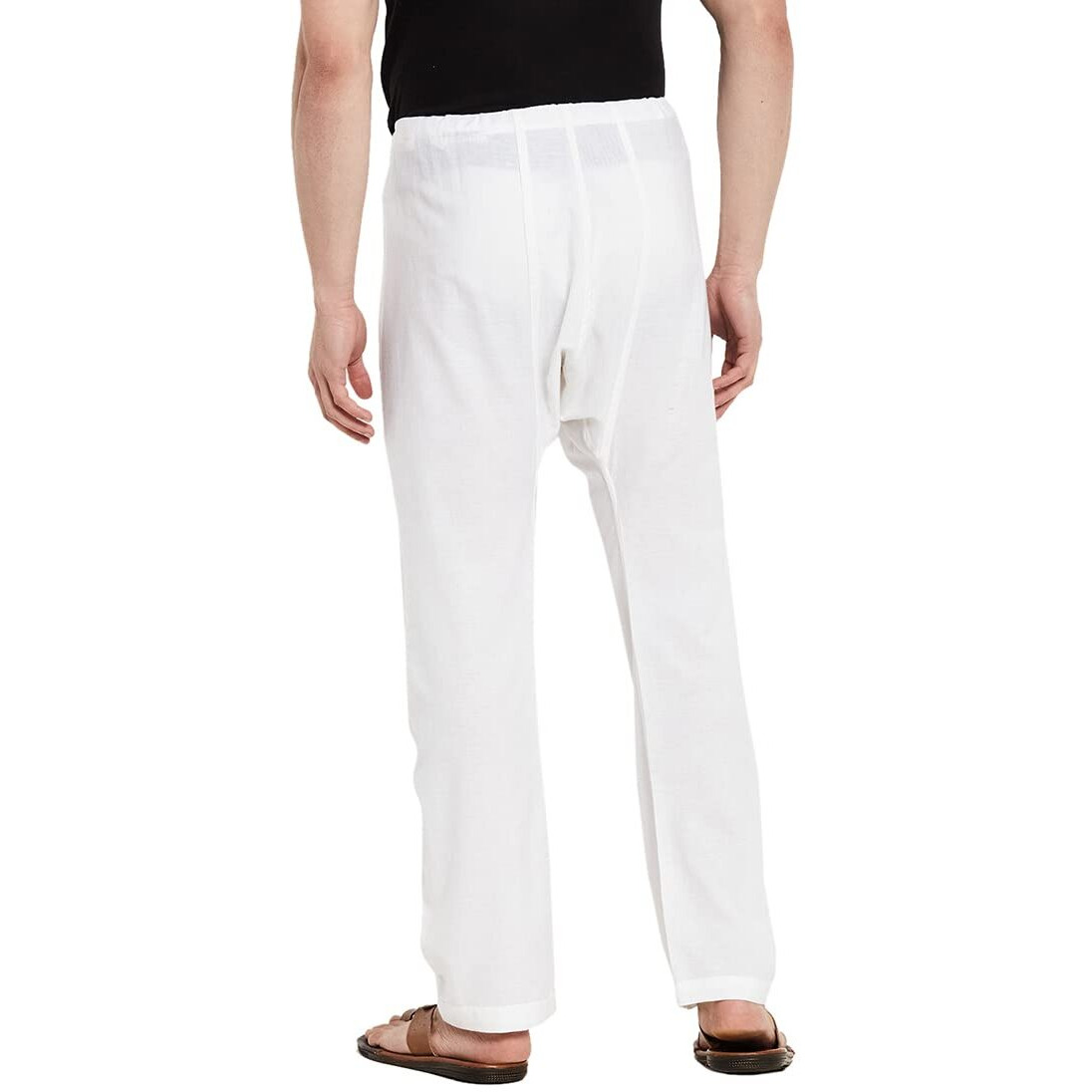 Fabindia Men Regular Fit Regular Pyjama Cotton_M