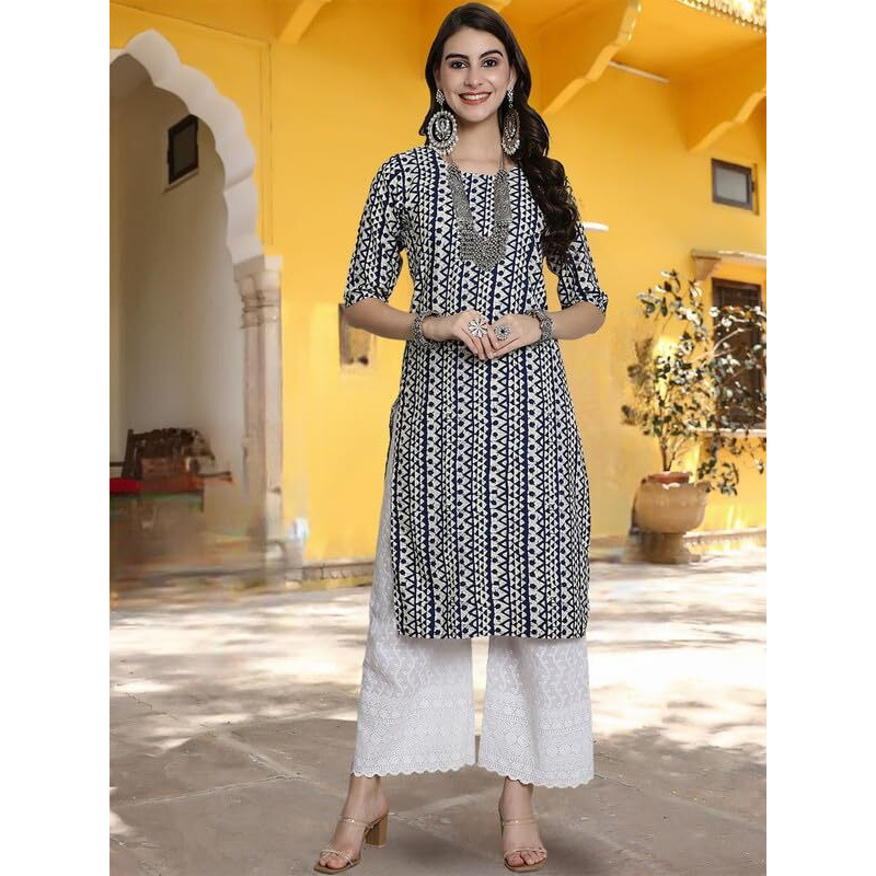 Tee Projekt Crepe Digital Printed Kurti For Women's Ll Effortless Elegance Kurti (Pack Of 6)