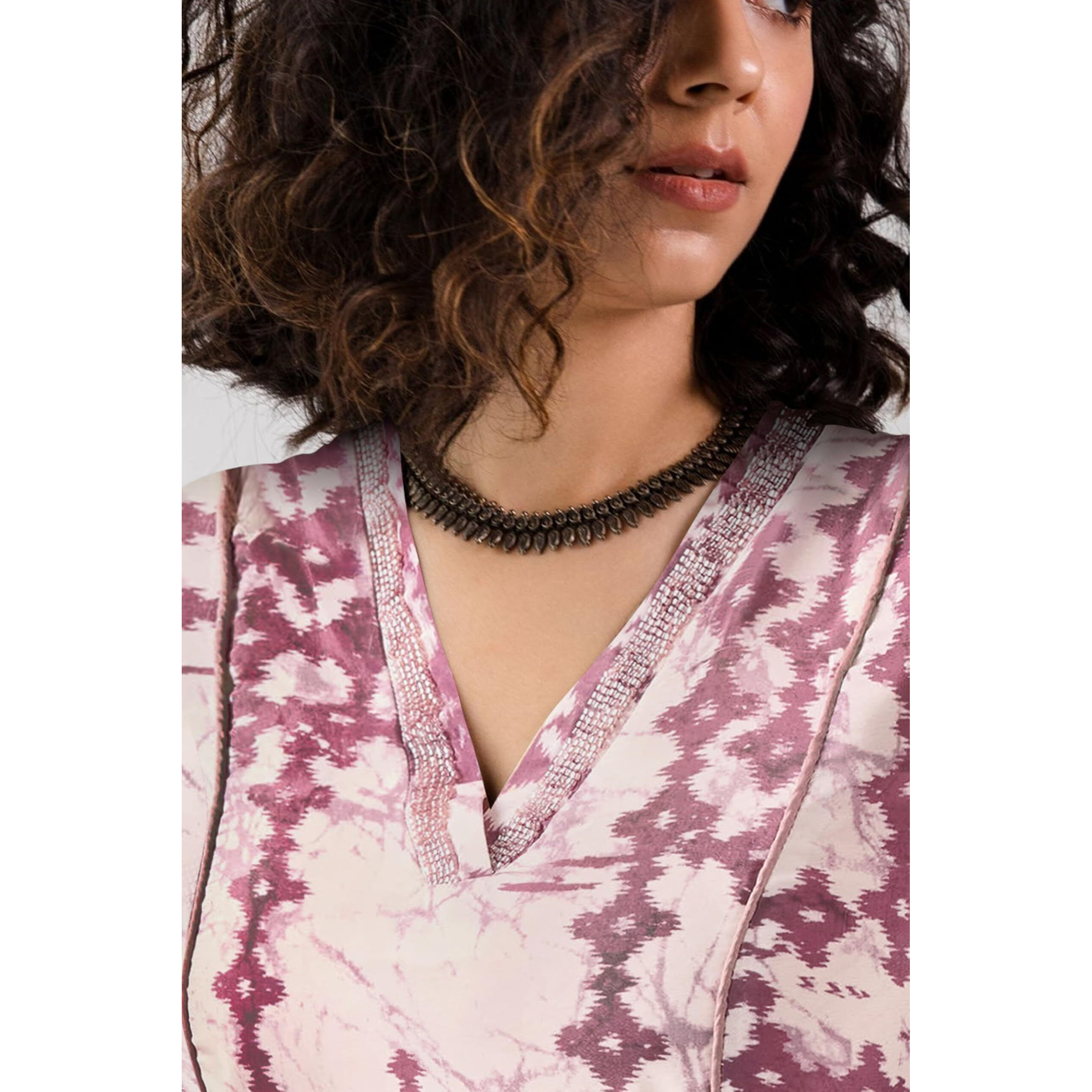 Toochki Kurta Set For Women | Two Piece Kurta Set | Ethnic Kurta Set | Latest Women Kurta Set | Flared Kurta Set | Trendy Long Kurta Set | Off White Kurta Set | Embellished Work In Neck