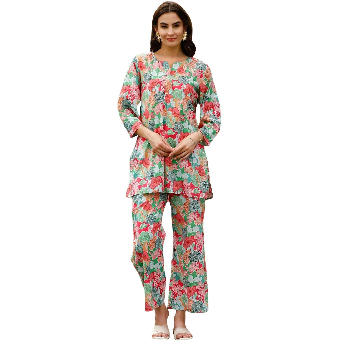 Tee Projekt Co Ord Set For Women Stylish | Ethnic Co Ord Set For Women Multicolour