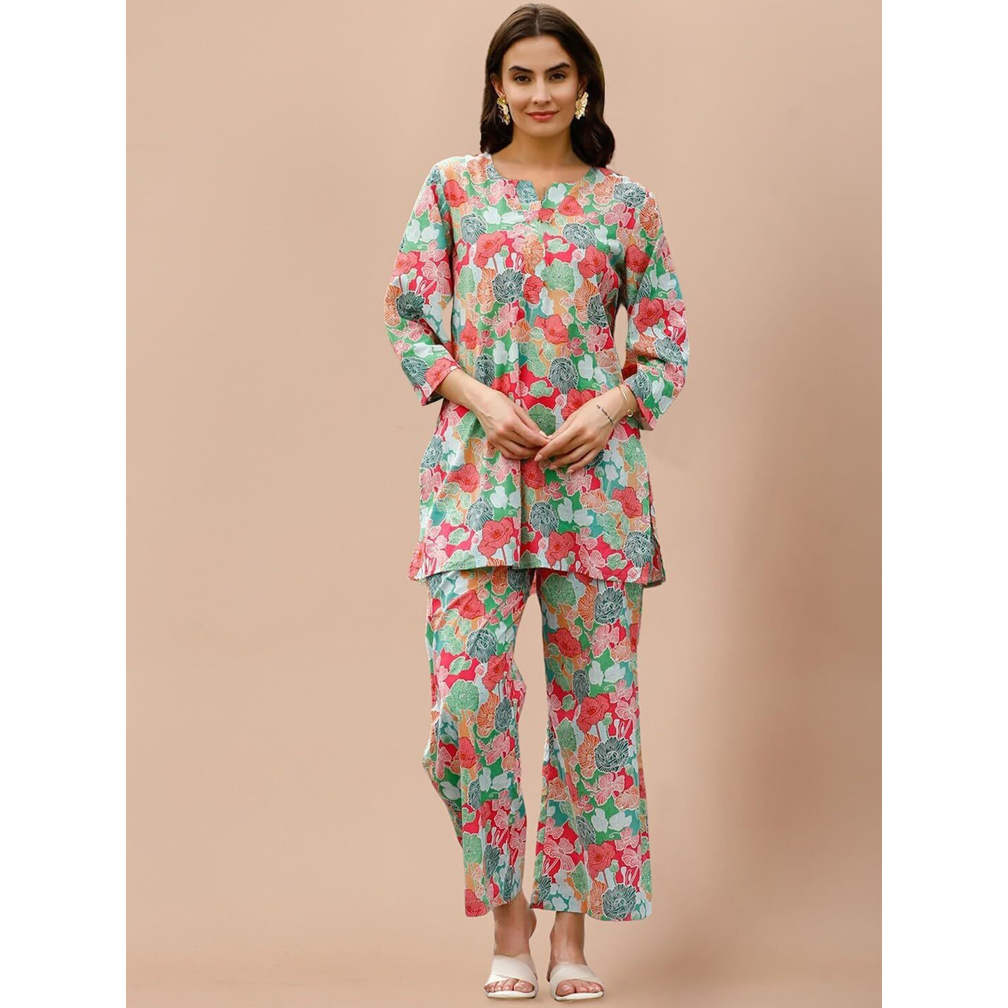 Tee Projekt Co Ord Set For Women Stylish | Ethnic Co Ord Set For Women Multicolour