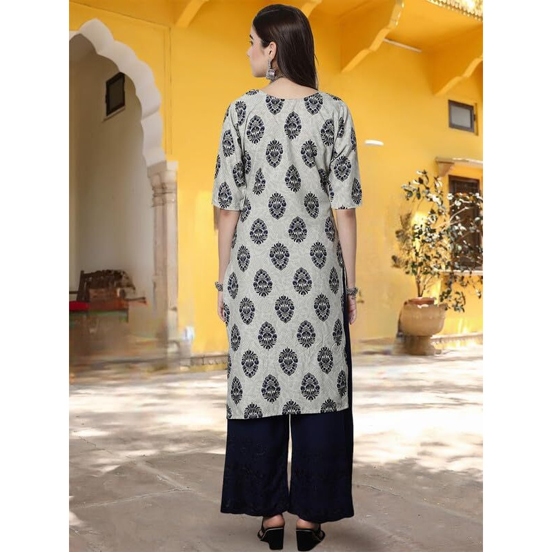 Tee Projekt Crepe Digital Printed Kurti For Women's Ll Effortless Elegance Kurti (Pack Of 6)