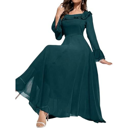 Litzo Dresses For Women || Western Dresses For Women (L-37-S) Blue