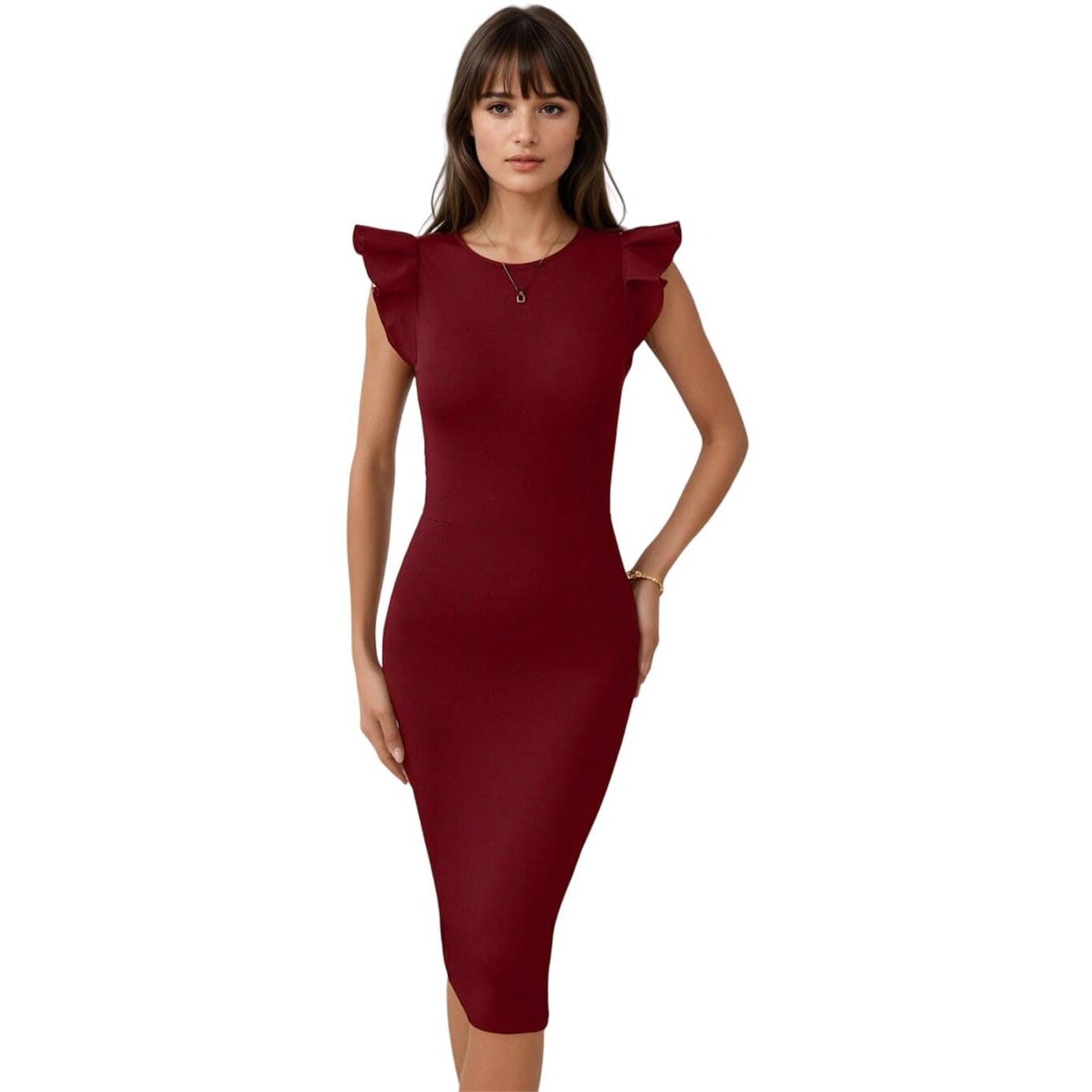 Kotty Women's Valentno Dress(Red,L)