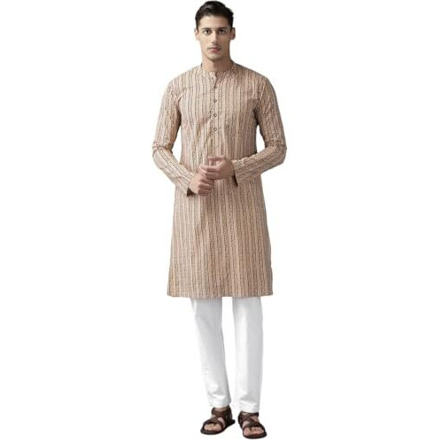 See Designs Multicolored Cotton Regular Fit Printed Kurta_Sdkt1026S