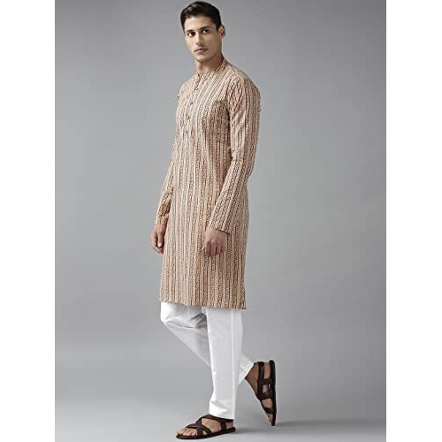 See Designs Multicolored Cotton Regular Fit Printed Kurta_Sdkt1026S