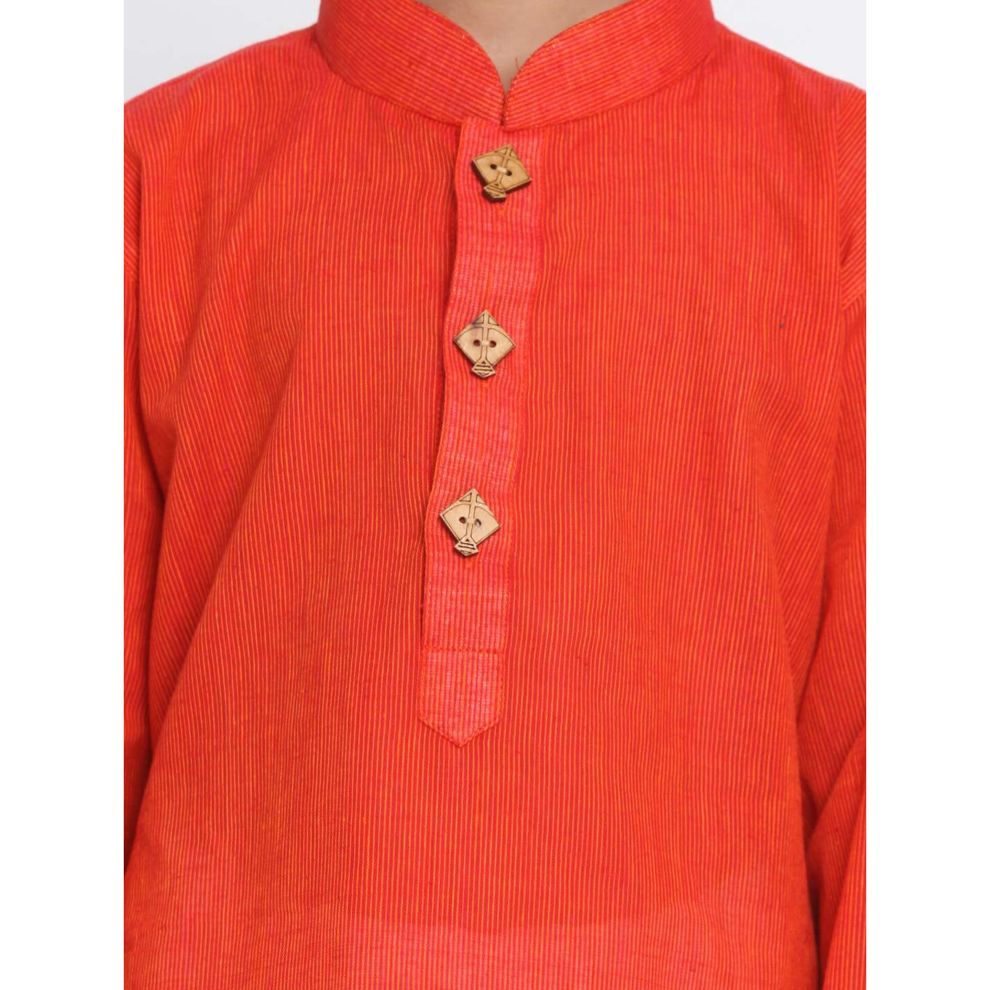 Jbn Creation Boys Pure Cotton Red And White Kurta Pyjama Set - Ethnic Elegance For Festivals | Comfortable Traditional Pure South Handloom Cotton Kurta Pyjama For Kids_Jbnbk070Rdnpwh_16