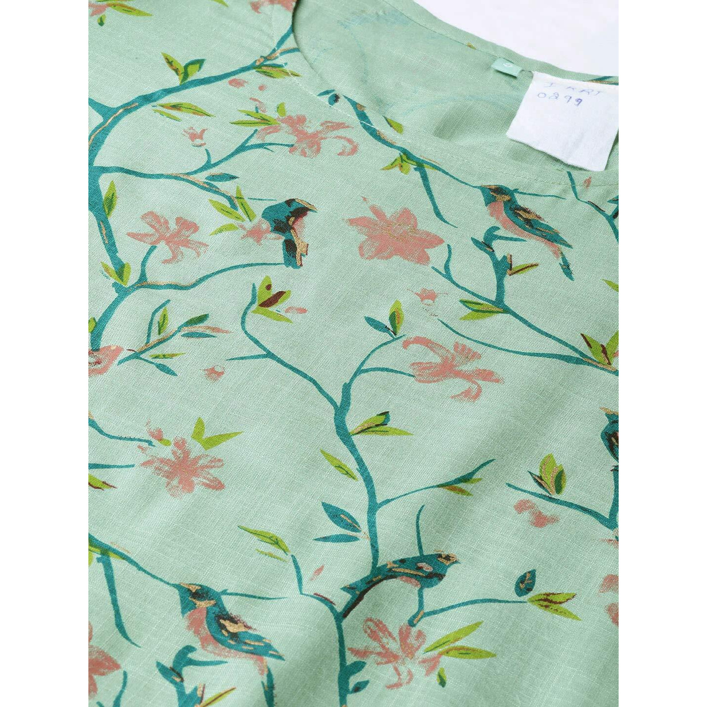 Idalia Multicolour Bird Print Kurta Set