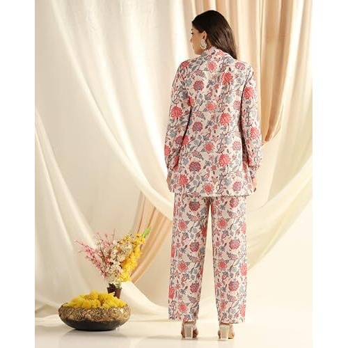 Dhruvi Trendz Womens Rayon Co-Ord Set Regular Fit Co-Ord Set (Dt-W1795&Tr851_Beige_3Xl)