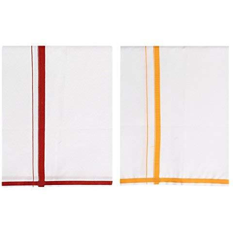 Prakasam Cotton Mens Fantacy Cotton Single (1.30X2.00 Meter) 7 Colour Combo Dhoti