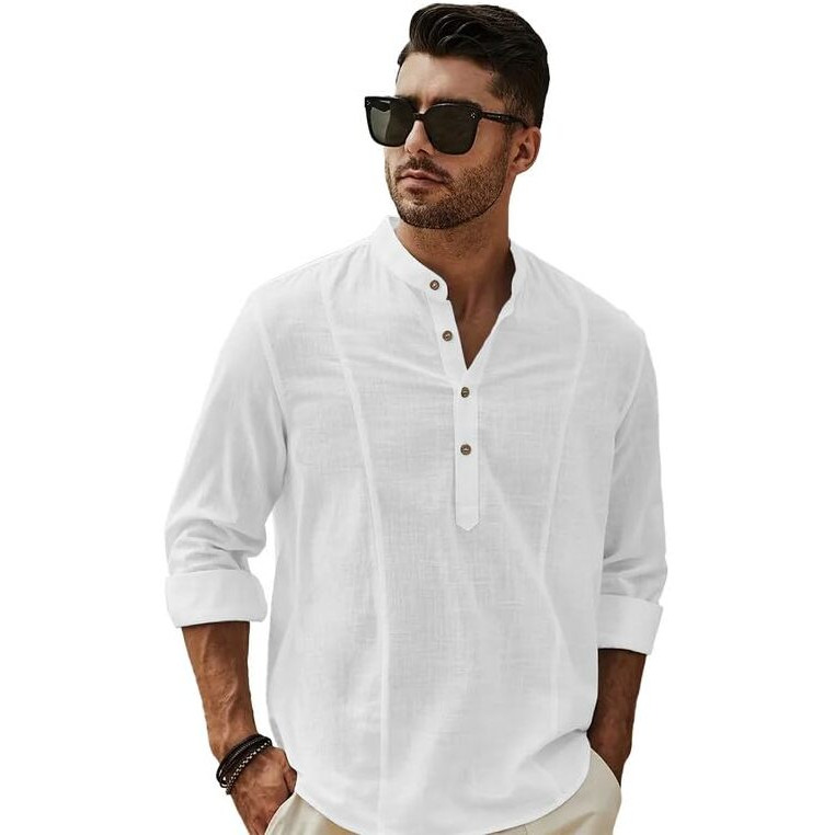 Be Active Men Short Kurta White Color (S-Rf0029 2 M)