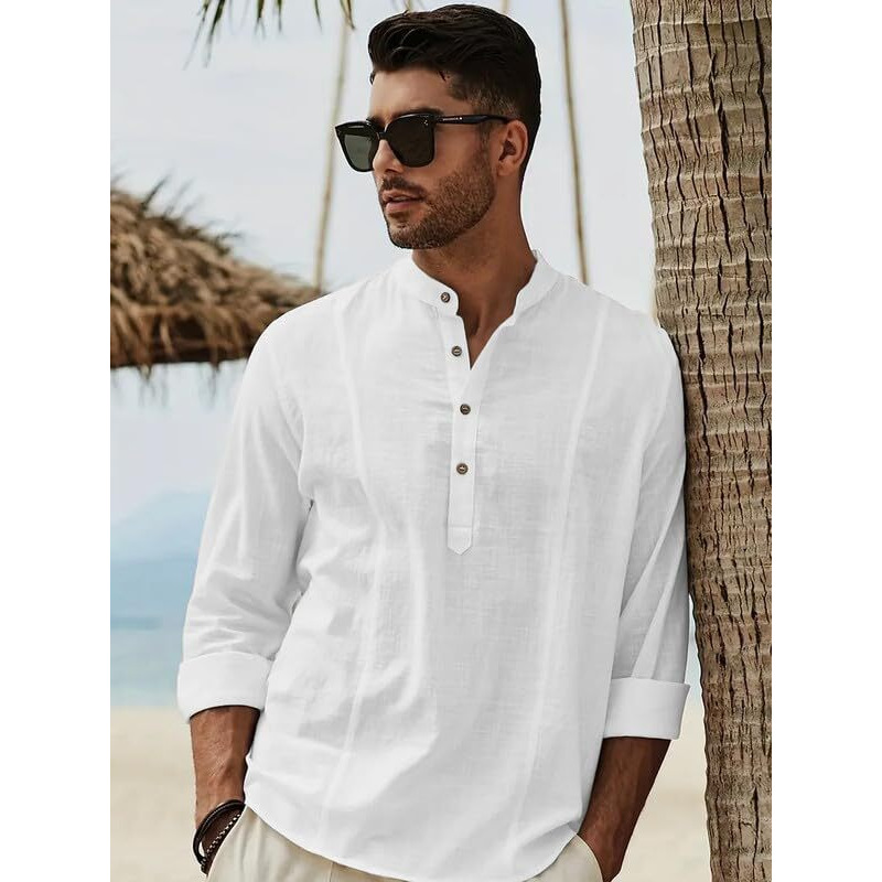 Be Active Men Short Kurta White Color (S-Rf0029 2 M)