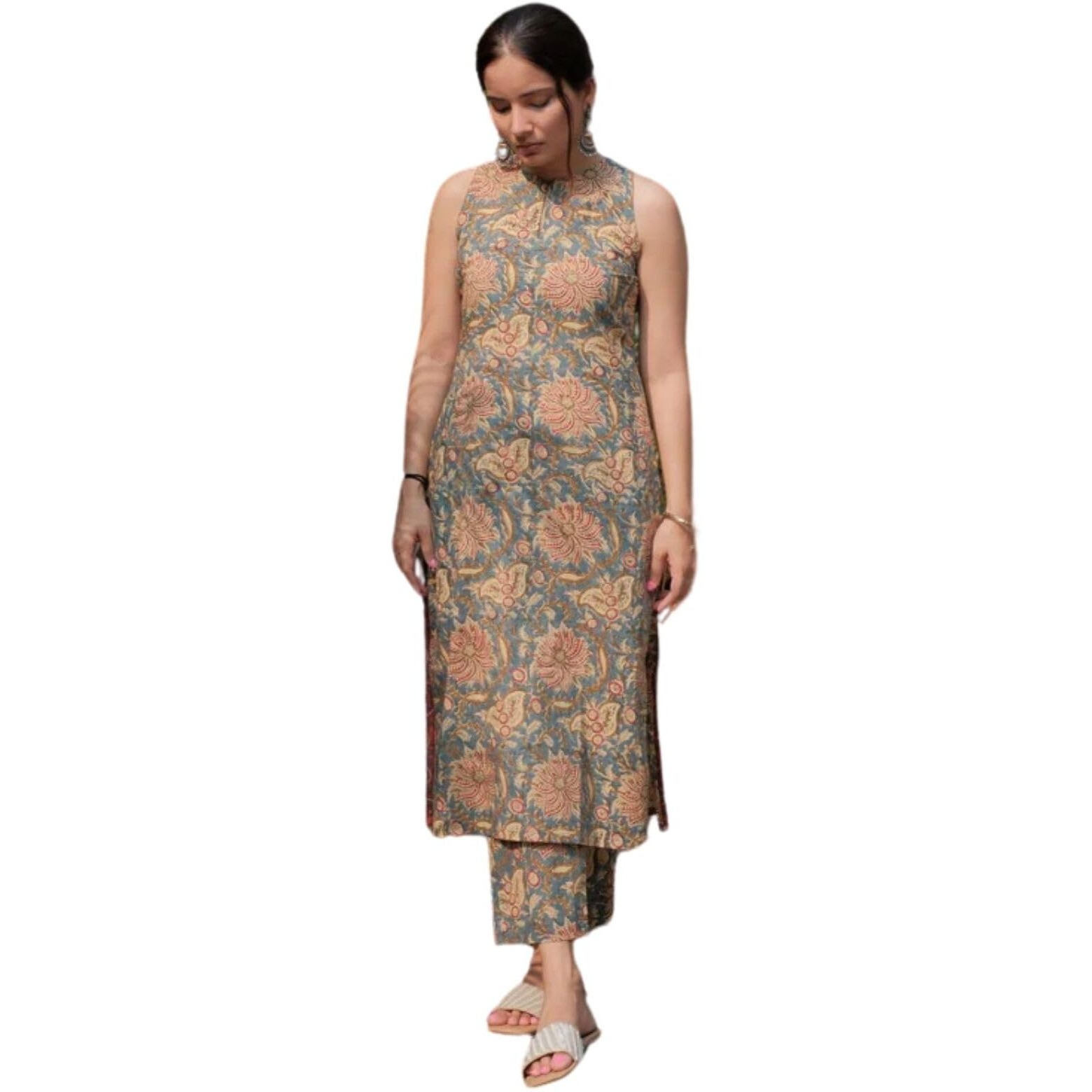 Leriya Fashion Viscose Rayon Regular Women Co-Ord Set (Lf-W.Kurta Set-K2790&P212_Grey