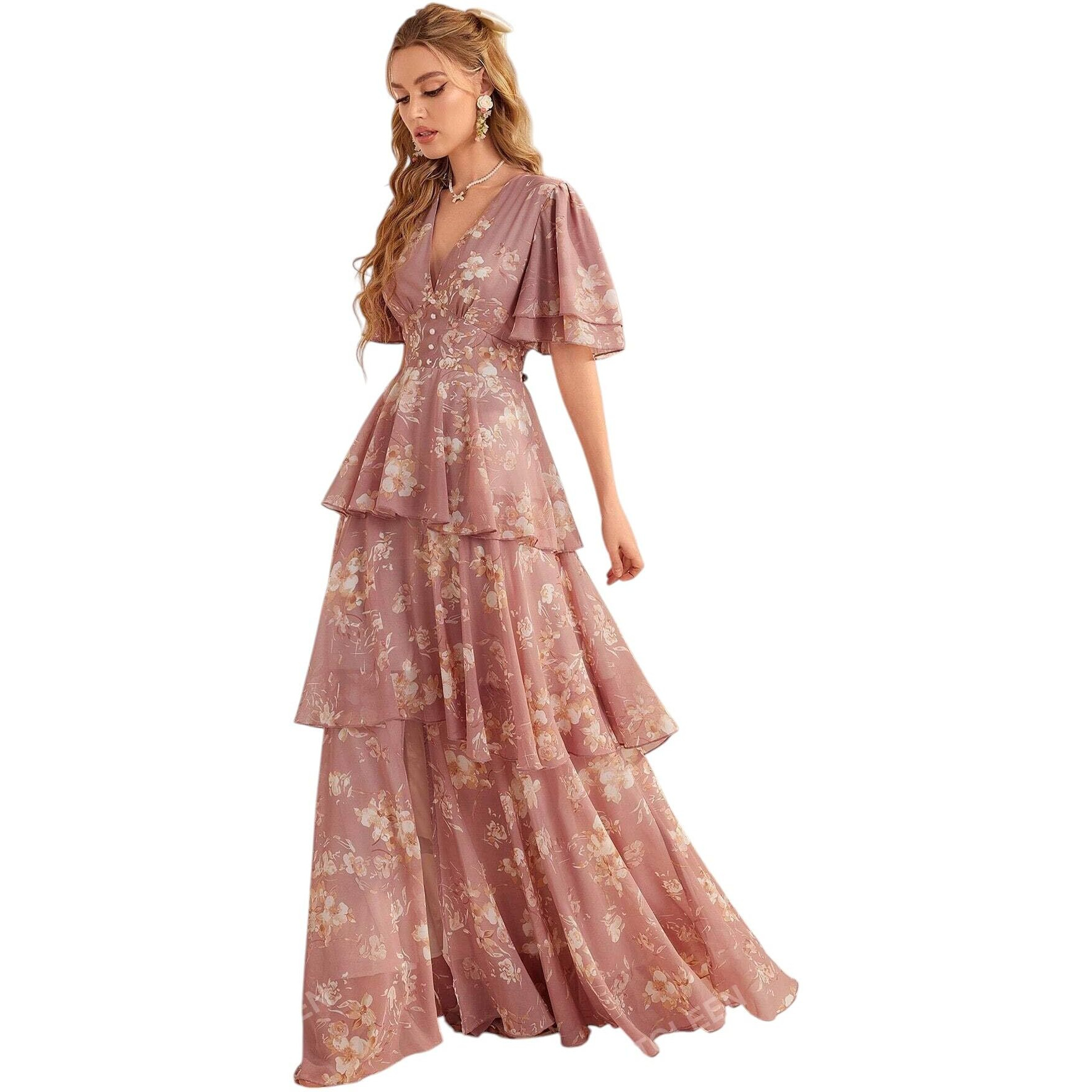 Litzo Dresses For Women || Western Dresses For Women (Ll-46-L) Pink