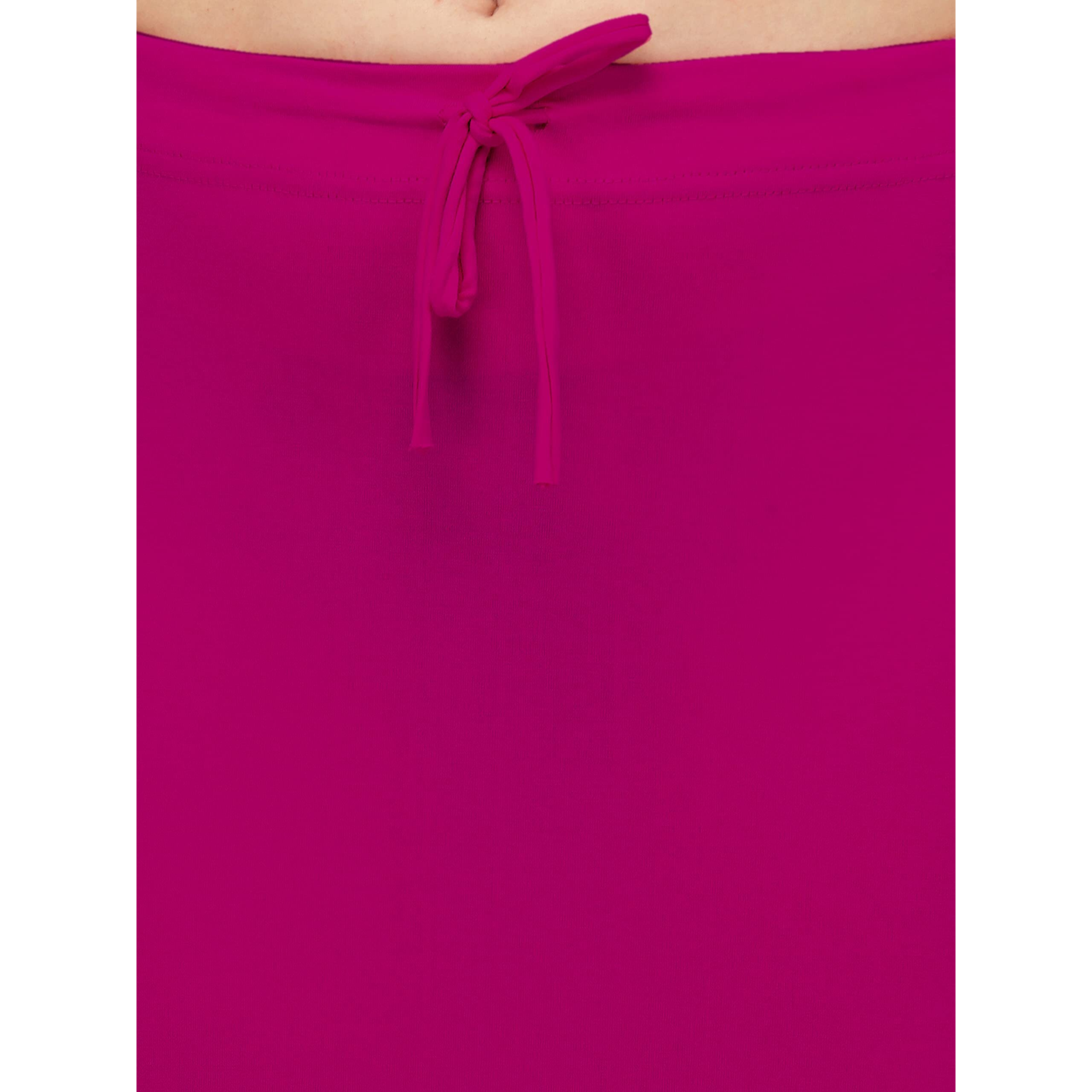 Shiv Textiles Lycra Cotton Blend Fishcut Flare Shapewear For Women Magenta Xl