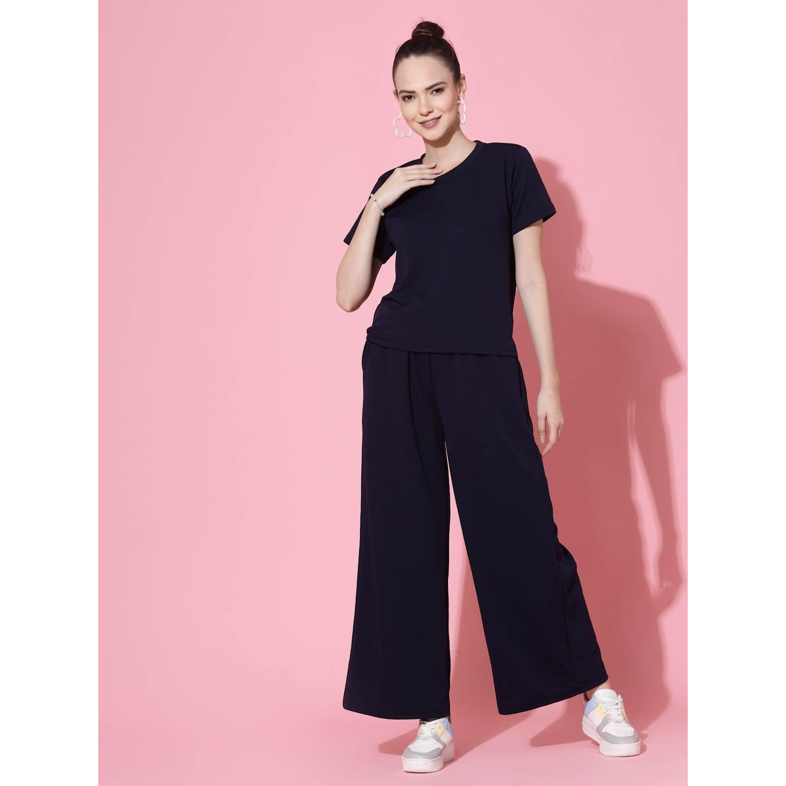 Oomph Coord Set For Women Western, Blue - Md931