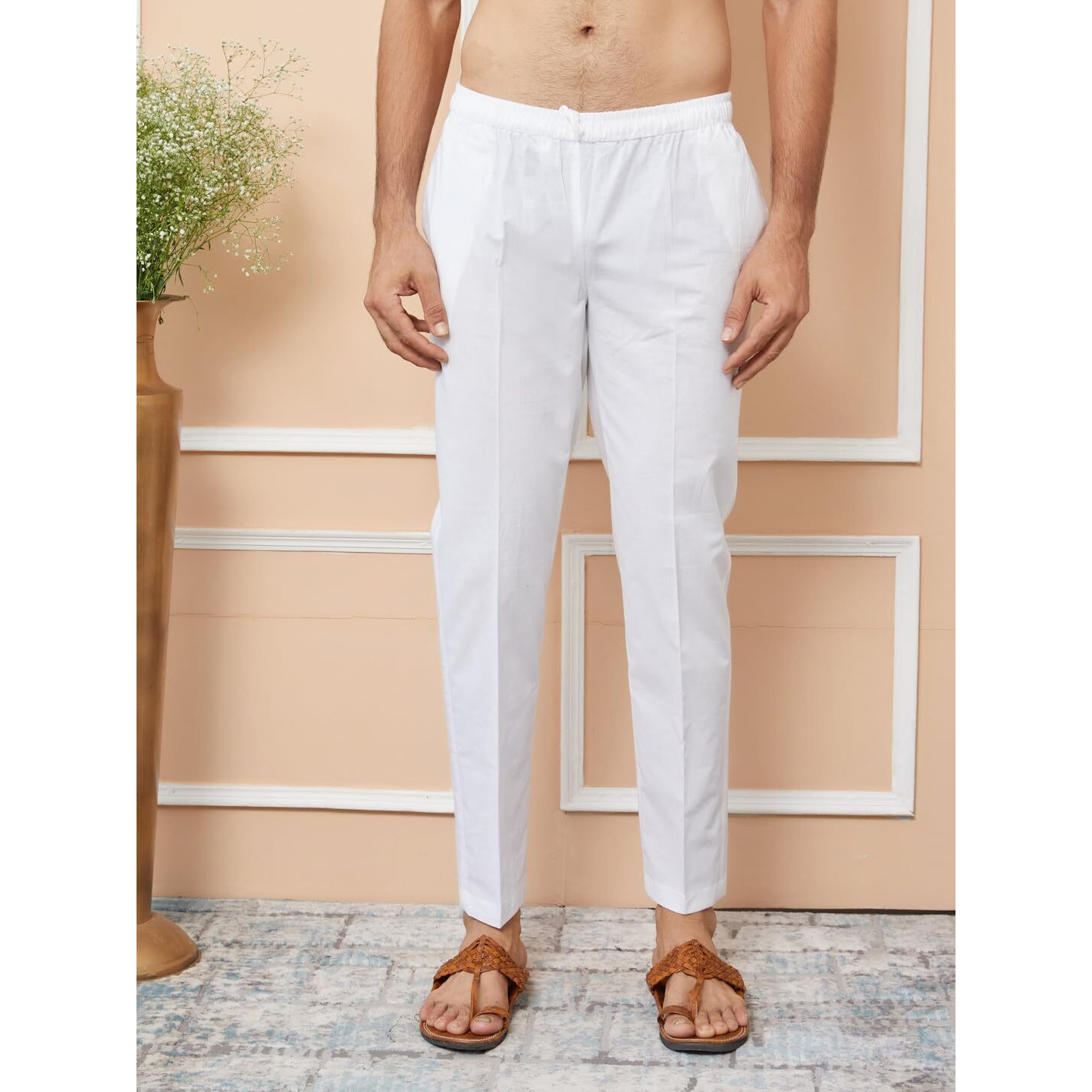 See Designs Men's Long Sleeve Mandarin Collar Side Slit Maroon Sequins Embroidered Pure Chanderi Silk Straight Kurta With Pyjama - Sdkt253801M