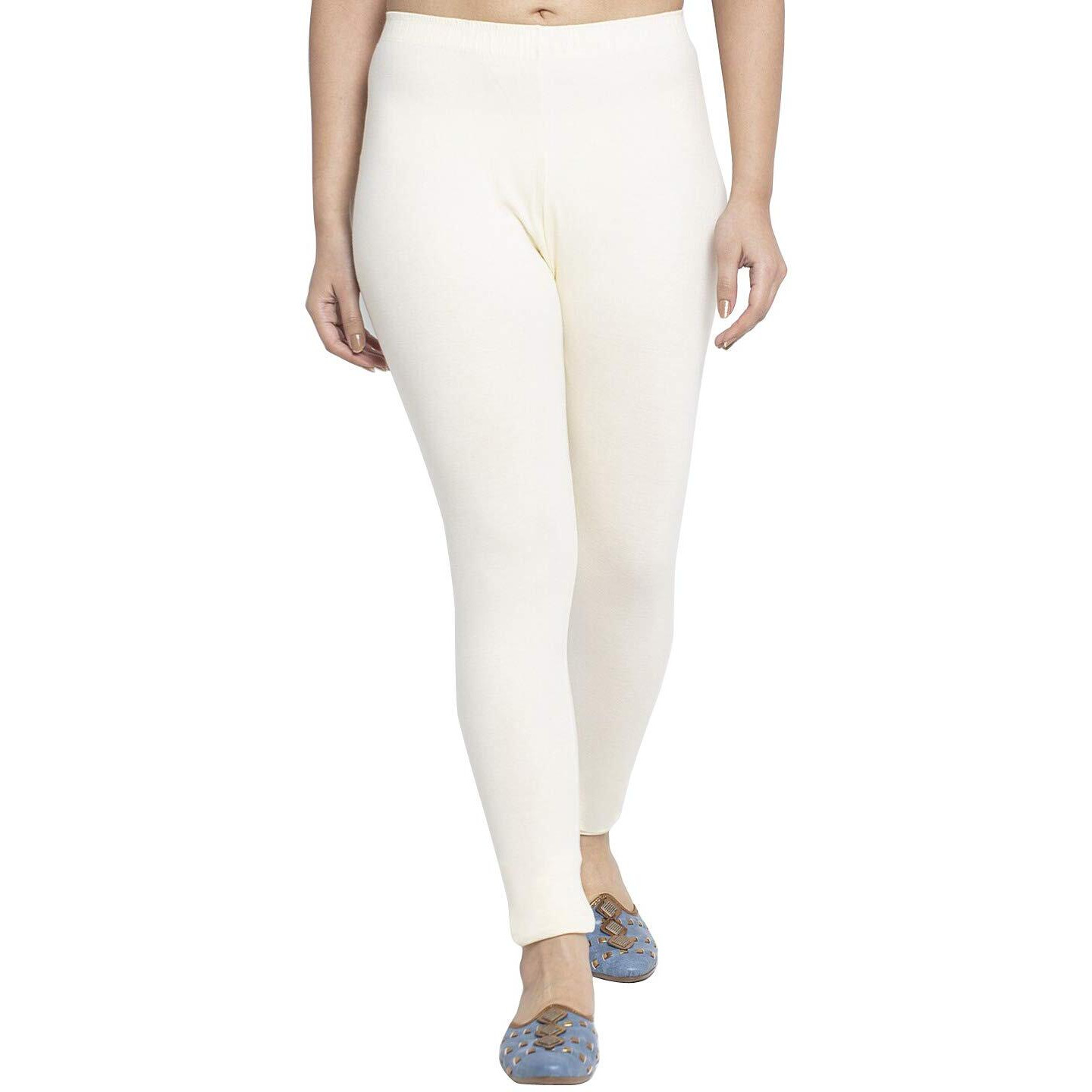 Shasmi Women's Stretch Leggings Ankle Off-White 16 M